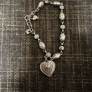 Silver Heart Charm Bracelet - Women Jewelry